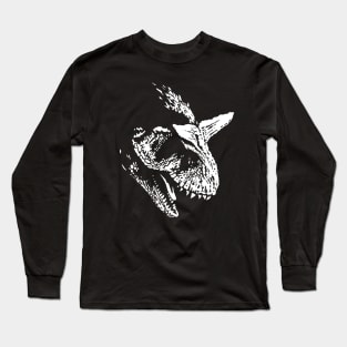 Carnotaurus Roaring Dinosaur Long Sleeve T-Shirt